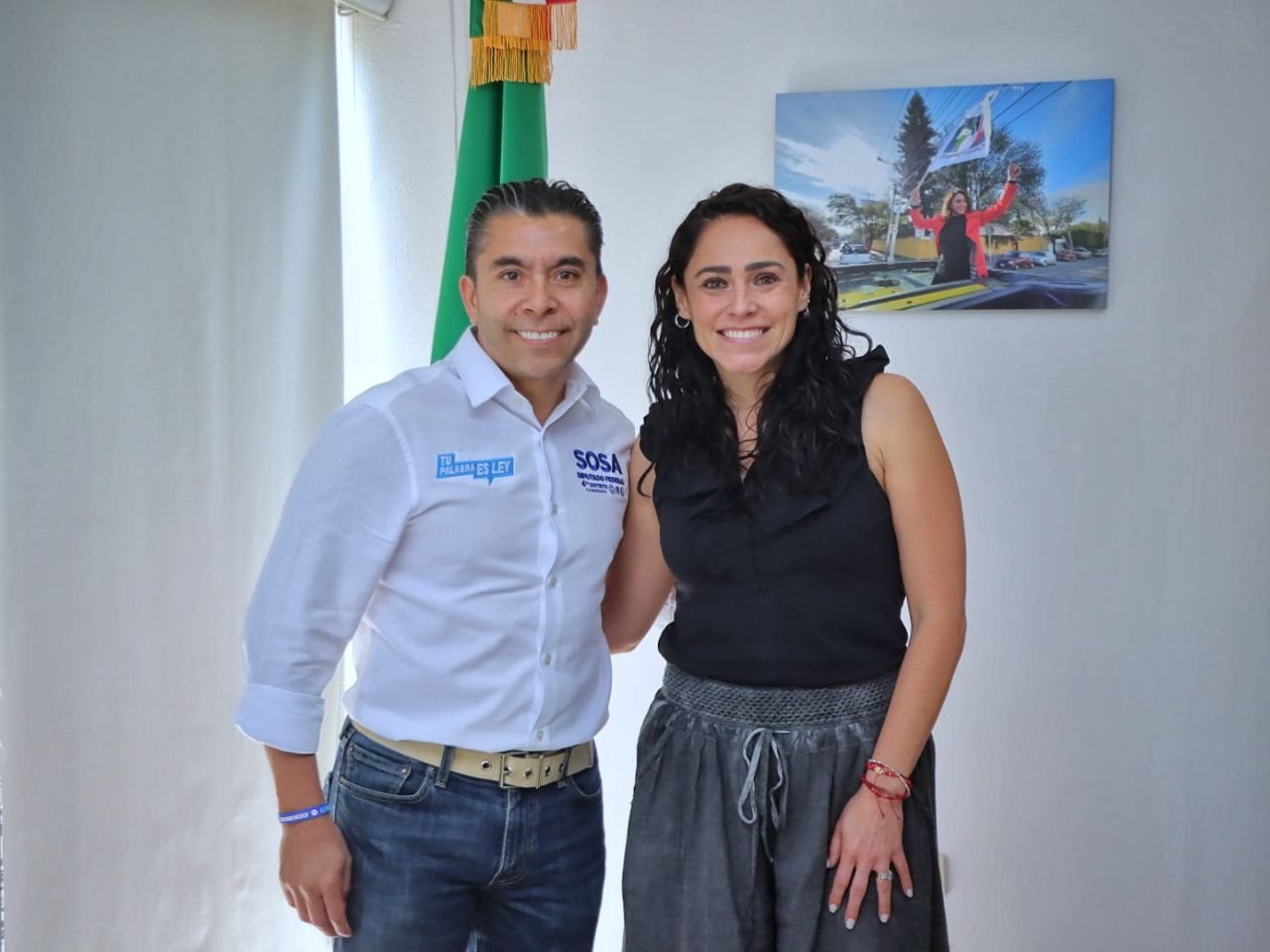 Roberto Sosa y Abigail Arredondo